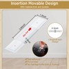 Yinkin 6 Pcs Power Strip Holder Self Adhesive Power Strip