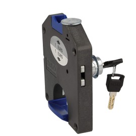 UMAXO® Deposit Lock for 1 Euro Coins. Coin Lock for Lockers, Changing Lockers, School Lockers, Cupboards etc. (Left-Closing)