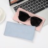 Sightor Sunglass Case, 2 Pcs Travel Soft Eyeglass Cases for