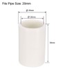 sourcing map 20mm Straight PVC Pipe Fitting Coupling Adapter Connector