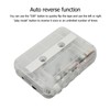 Cassette to MP3 Converter Multifunction Auto Reverse Transparent Retro Portable