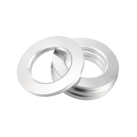 Hihaha 4pcs OD 106.1mm to ID 67.1mm Aluminum Alloy Car Auto Hub Centric Rings Wheel Bore Center Spacer Replacement Durable Material