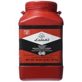 Lalah's Heated Indian Curry Powder 3 Lb Large