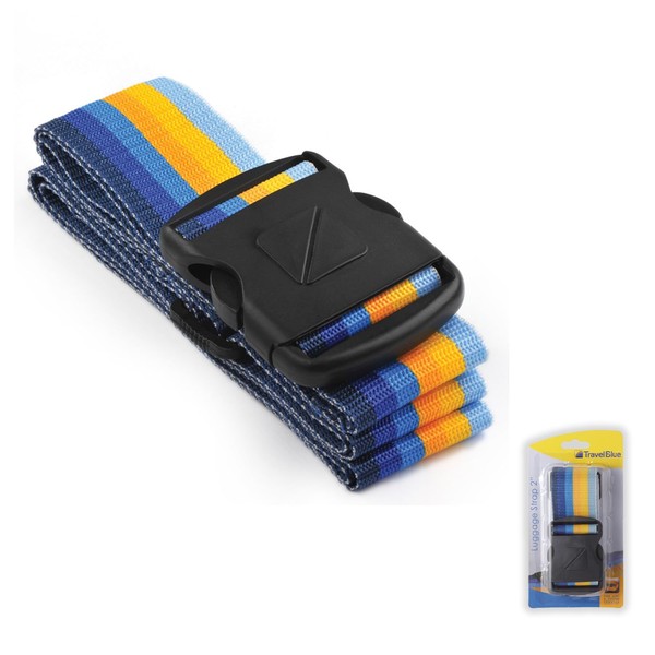 Travel Blue Luggage Strap 80 x 2 Inches - Colourful