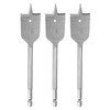 HARFINGTON 3Pcs Spade Drill Bit 1-1/8" Paddle Flat Bits Wood