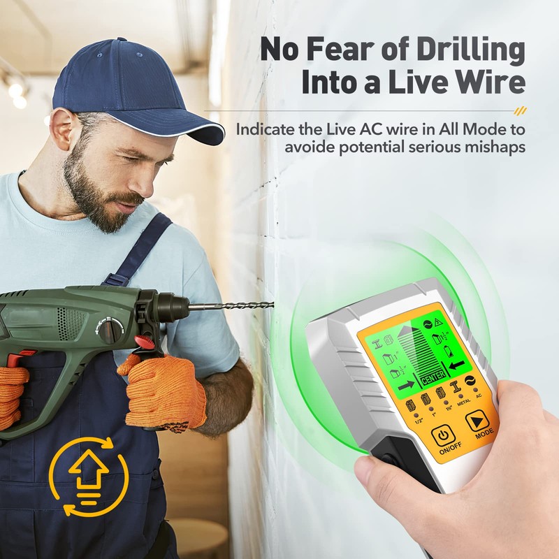 Stud Finder Wall Scanner Detector - 5 in 1 Electronic