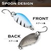 Fishing goo! Micro Spoons, Set of 12, Trout, Rainbow Trout,