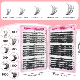 de Extensiones de Pestañas Hipoalergénicas LUJITO con Efecto Voluminoso, de Visón Sintético y Curvatura D