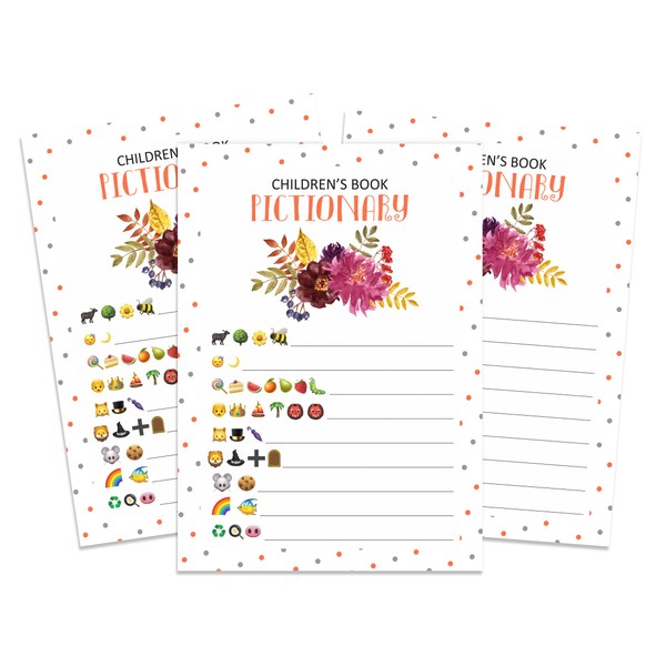 Inkdotpot Pack of 50, Boy Baby Shower Party Collection, Children