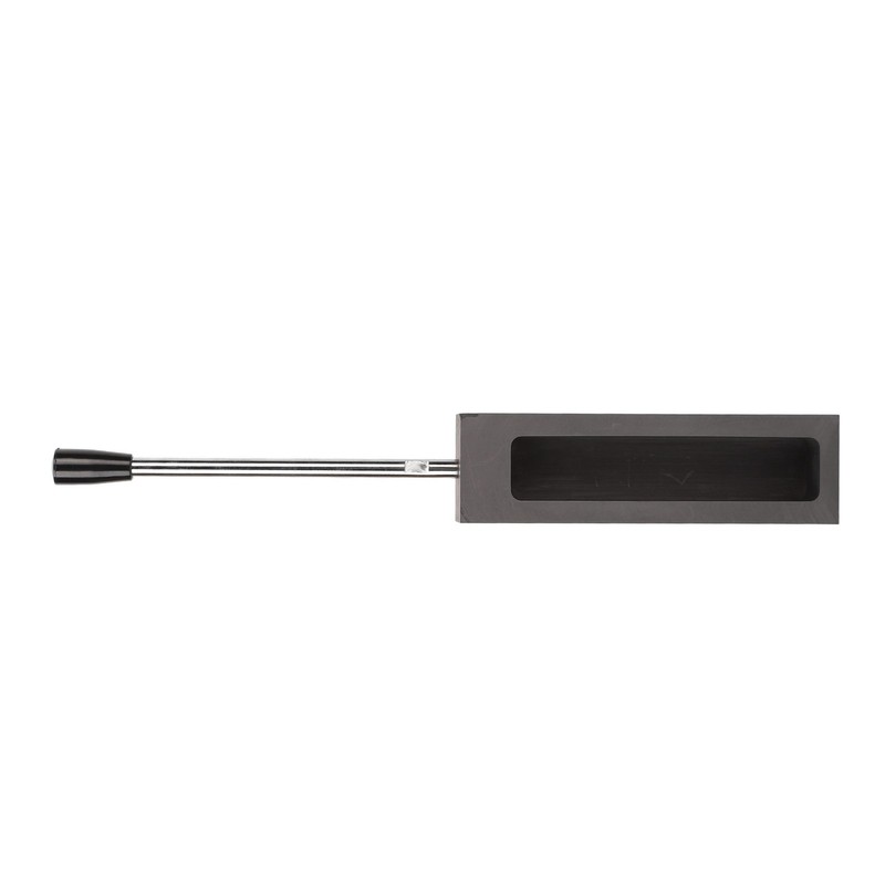 Ingot Graphite Mould Long Handle Graphite Fused Gold 6.6 Lb