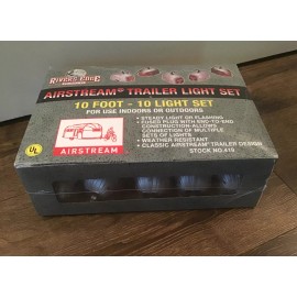 Rivers Edge Products NEW SEALED Rivers Edge Airstream Trailer 10 Light Set 10' Indoor Outdoor