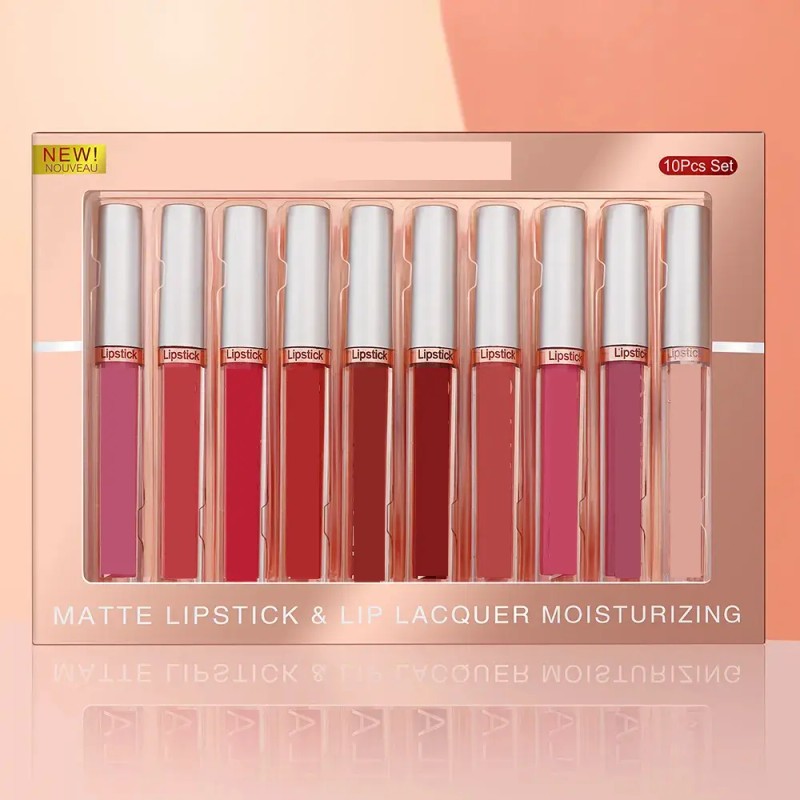 Cakaila Brillo De Labios Color Nude, 10unidades, Pintalabios