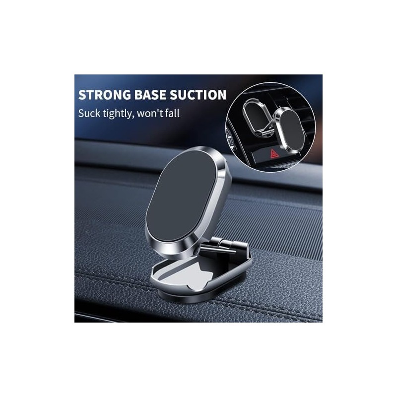 Soporte Celular Auto Magnético, Giratorio de 360 MagSafe Car Mount,