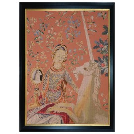Thea Gouverneur - Cross Stitch Kit - Lady & Unicorn - Jobelan - 27 Count - For Adults - 2021