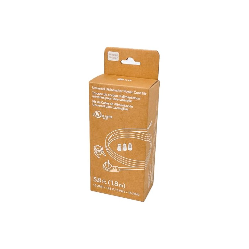 LG Universal Dishwasher Power Cord Kit