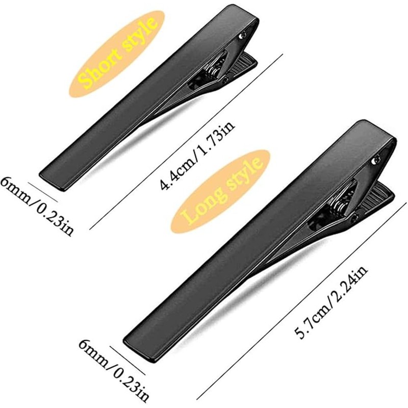 Tie Bar BetterJonny 6-Piece Tie Bar Classic Style Tie Bar