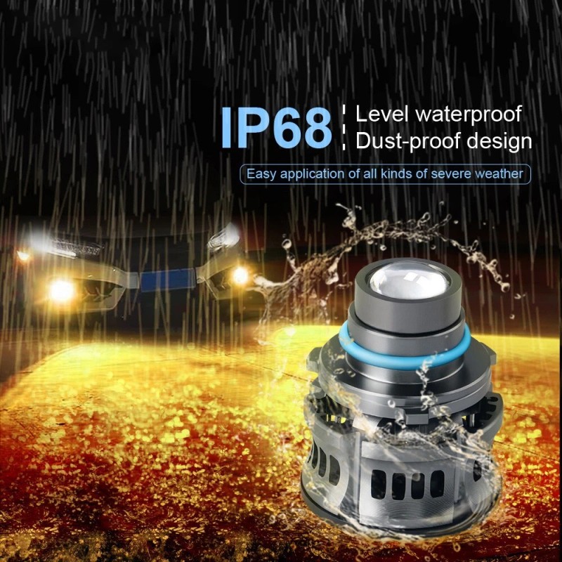 OPRAH 2X H11 LED Laser Headlights Bulb Ice Blue White