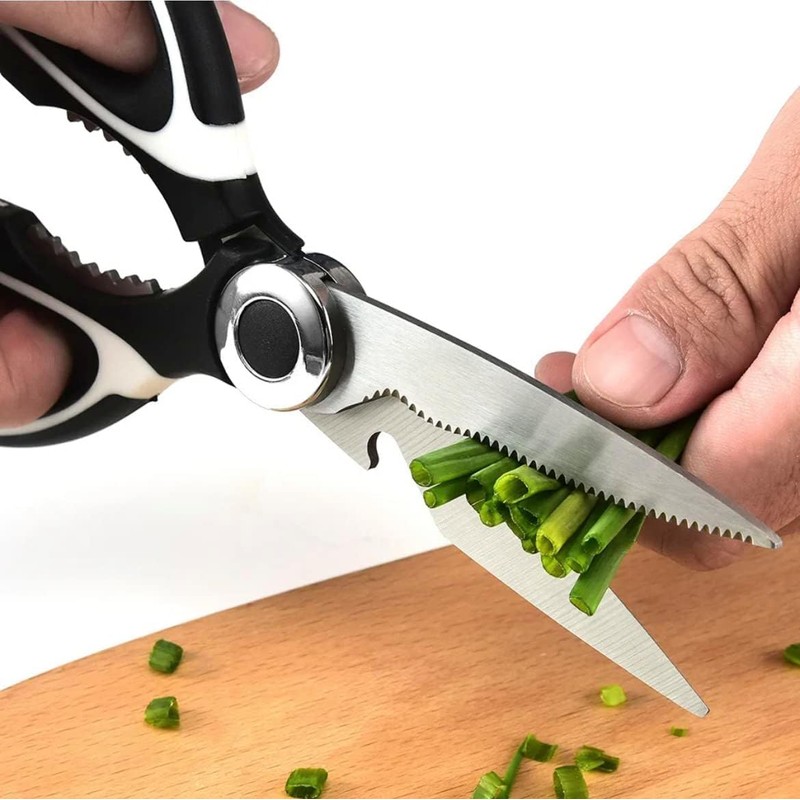 Pack of 2 Cutting Scissors, Multifunctional Scissors, Premium Kitchen Scissors