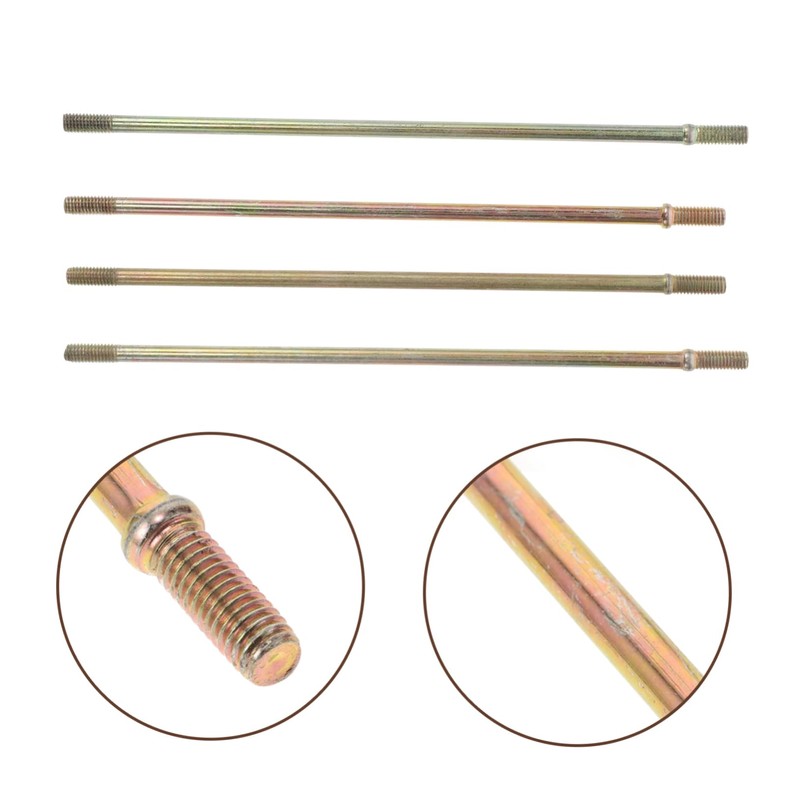 BUGUUYO 4pcs Motorcycle Engine Mounting Bolts Set 110mm Horizontal Engine
