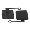 Tow Hook Cover, Duokon 1 Pair Rear Bumper Cover for