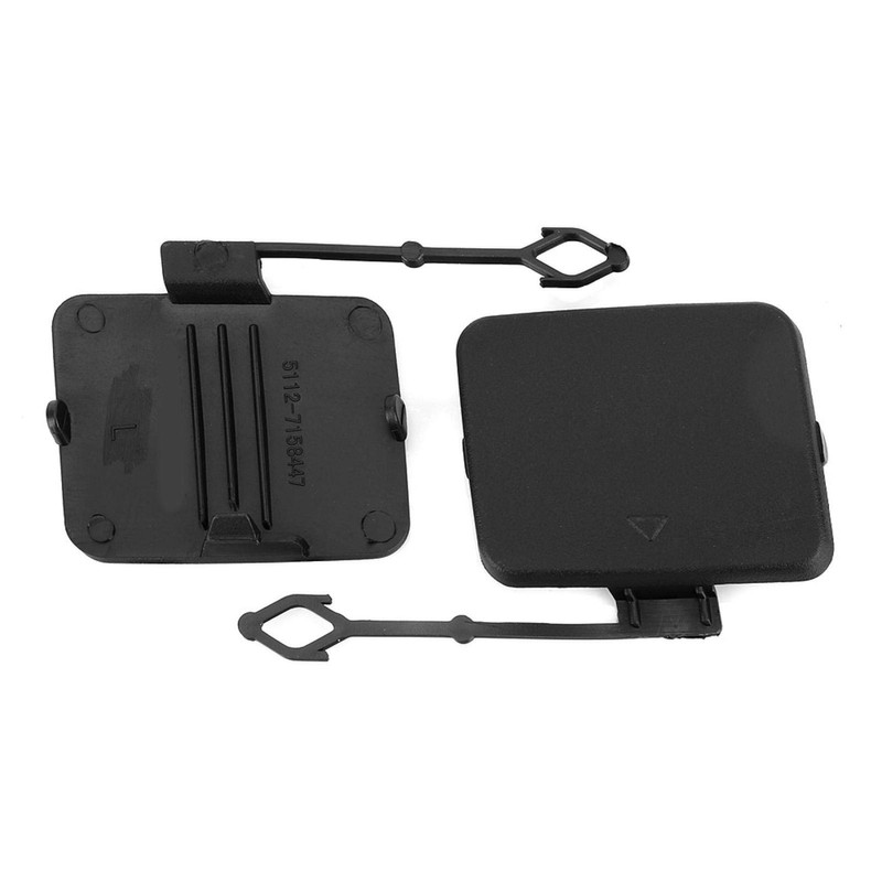 Tow Hook Cover, Duokon 1 Pair Rear Bumper Cover for