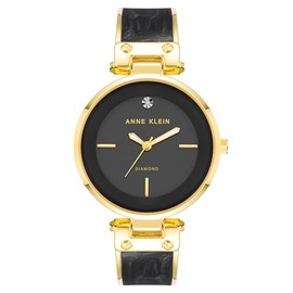 Anne Klein Women's Genuine Diamond Dial Bangle Watch