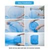 Tudaheuiy Bett Baldachin Dome Mesh, Leichtes King -Baldachin -Bett Vorhänge