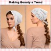 APLZGMG White Hair Bandana Headbands for Women, Floral Head Scarf