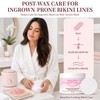 LHOPEBK Nature Ingrown Hair Treatment Pads: with BHA/AHA for Bikini