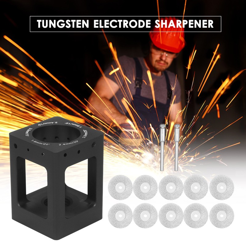 Tungsten Electrode Sharpener Tungsten Needles Tungsten Rods Grinder Aluminum TIG