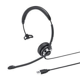 Sanwa Supply MM-HSU19BK USB Headset