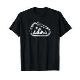 Arrampicata Boulder Montagne Moschettone Regalo Arrampicata Maglietta