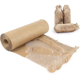 BOMEI PACK Honeycomb Packing Paper Wrap 12"x 164' Recycled Bubble Cushioning Bags Rolls Friendly Transportation and Handling Bags Packing Supplies Materials