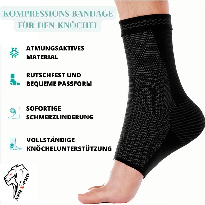 NEO X-PRO Ankle Brace for Sprains, Stabilises the Ankle, Prevents