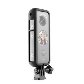 Sanpyl Estuche de Marco para One X2, Cubierta Protectora de Jaula de Marco de Aluminio para Cámara Panorámica con Montaje de Adaptador de Trípode de Cámara con Orificio de