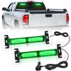 Nilight 40LED Green Emergency Strobe Traffic Advisor Light Bar with