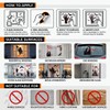 Halloween Window Clings Ghost Bat Witch Decorations