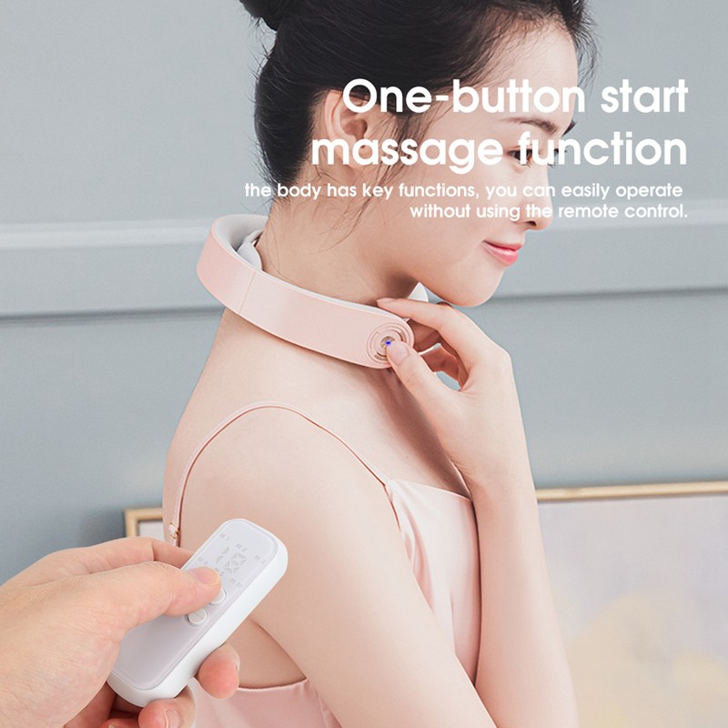 Cervical Vertebra Massage Device Mini Smart Constant Temperature Hot Compress