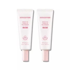 Innisfree 이니스프리 데일리 UV 톤업 노세범 선크림 50mL 2입 (3종 택1) Innisfree Daily UV Tone Up No Sebum Sunscreen 50mL 2PCS (Choose 1 out of 3 types)