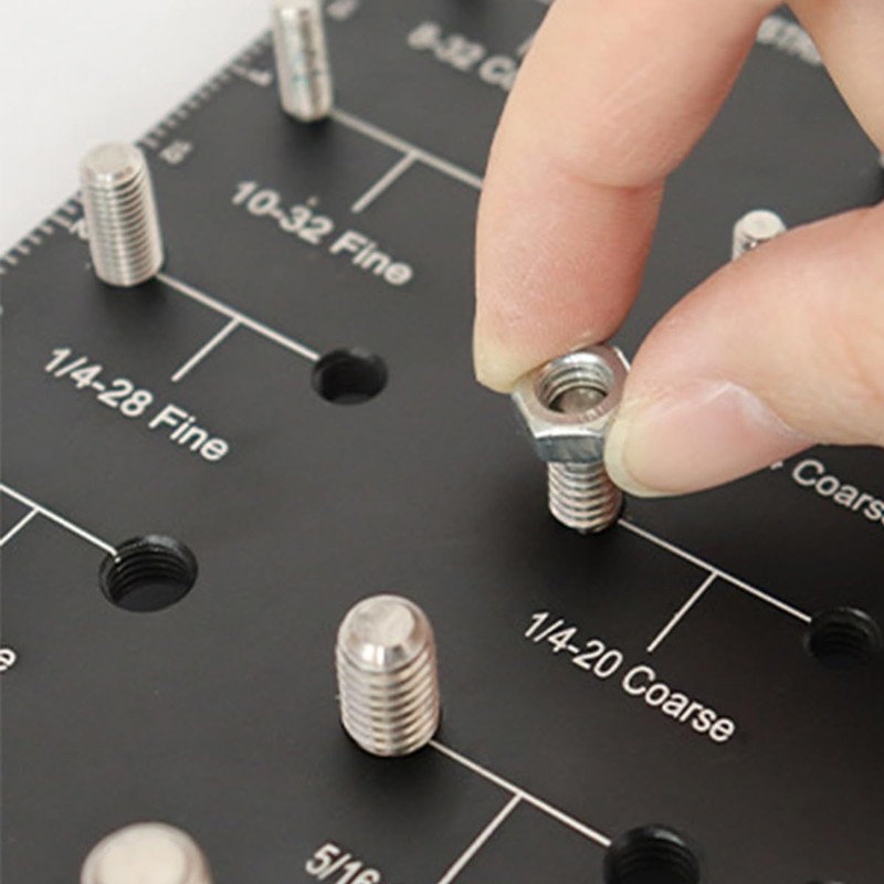 Sarini Screw, Nut And Bolt Thread Checker Includes Measuring Gauge