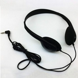 ANCLLO Schwarze Stereo-Kopfhörer Mit Kabel Mit Lautstärkeregler Für Desktop-Pc, Computer, Laptop, Computing, Audio-Zubehör, Mp4, Mp3, Macbook, Schwarz