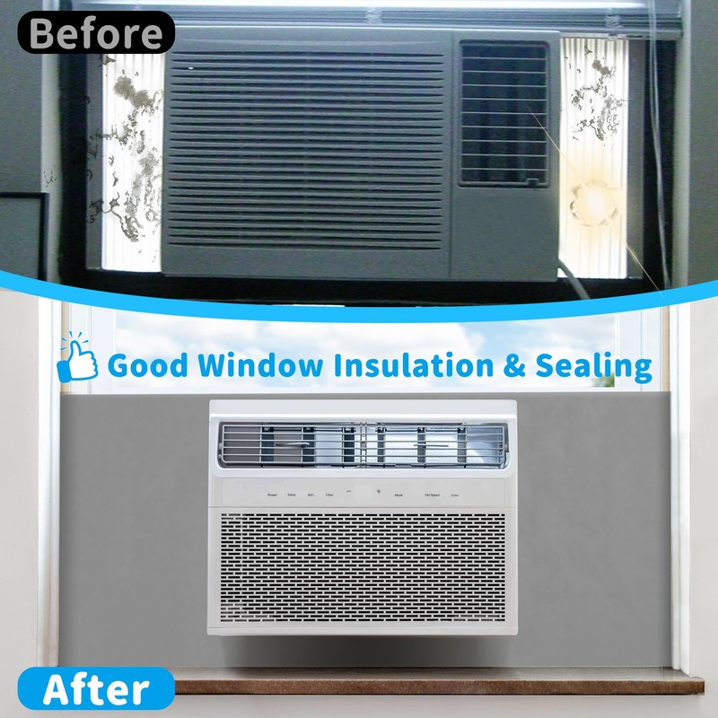 Air Jade Window Air Conditioner Side Panels, Extra Wide 4Ft
