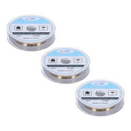 sourcing map 3pcs 100m/328ft Molybdenum Screen Cutting Wire Line Phone LCD Cutting Wire Glass Separate Repair Tool, 0.025mm