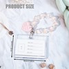 NICENEEDED 2.13" x 3.35" Photocard Holder with Heart Keychain, Transparent