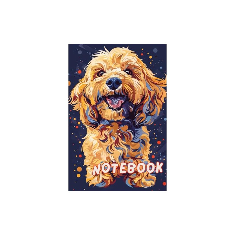 COCKAPOO GRAPH PAPER NOTEBOOK No3: Cute Notebook with Cockapoo on