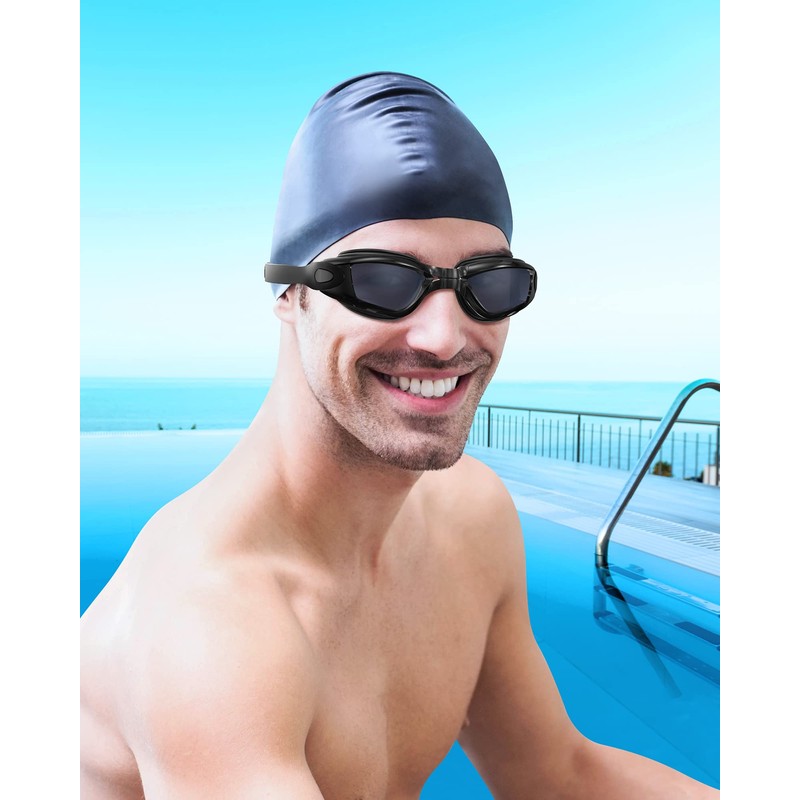 Aegend Swim Goggles, 2 Pack Swimming Goggles No Leaking Adult