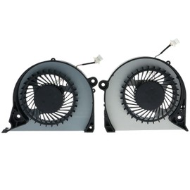 Fleshy Leaf New Replacement CPU+GPU Cooling Fan Replacement for Dell Inspiron 15 7577 7588 G7-7577 G7-7588 G5-5587 Series DFS541105FC0T DFS2000054H0T