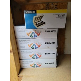 Steelmaster Steel Combination Lock Cash Box, Sand Color