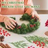 55PCS Christmas Artificial Pine Branches Set, Includes 45PCS 11.4" Fake