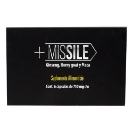 Natural Health Missile Cartera 1 Blister 6caps 750mg Sfn
